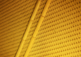 竹制纹理背景特写