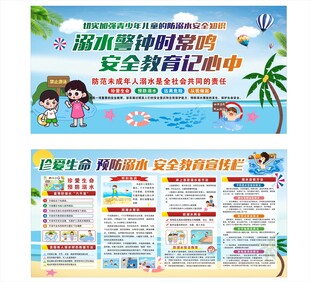 溺水安全宣传海报
