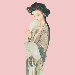 古典美人  身着飘逸古风服饰