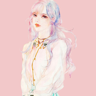 梦幻长发少女时尚装扮