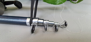 钓鱼竿细节特写