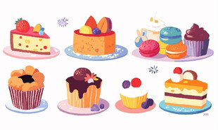 缤纷美味甜点大集合