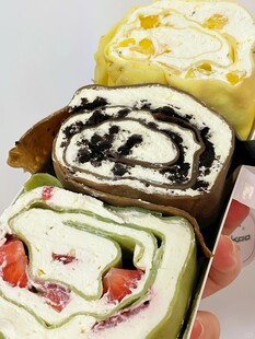 多彩美味蛋糕卷展示