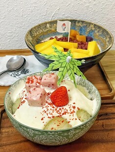 美味日式甜品组合