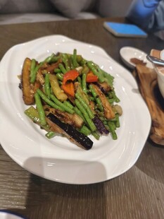 青椒炒茄子