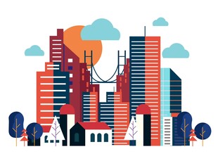 现代城市建筑景观