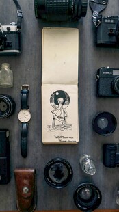 复古摄影装备与周边物件