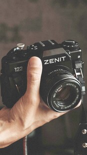 手持索尼相机特写