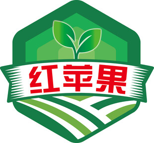 红苹果农业品牌标志