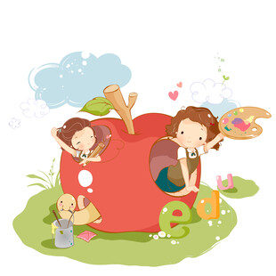 苹果屋中的童趣时光