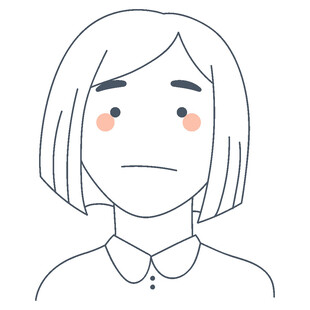 短发女孩的忧郁神情