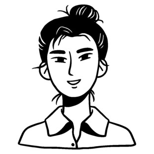 扎发女生头像