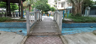 公园中的石桥景观