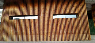 户外木质墙面设计