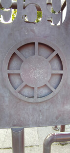 复古金属风圆形装饰图案