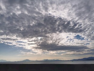 天空中壮丽的云层景观