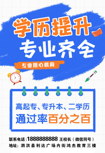 培训海报