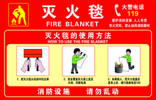 灭火毯的使用方法