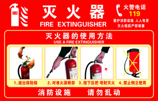 灭火器的使用方法