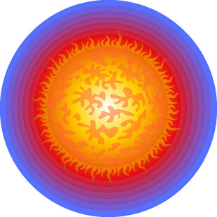 绚丽环状图案