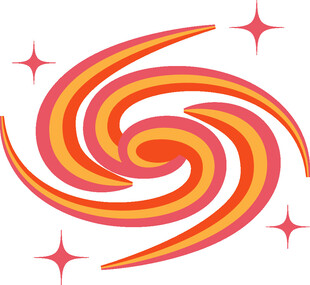 炫彩螺旋图案