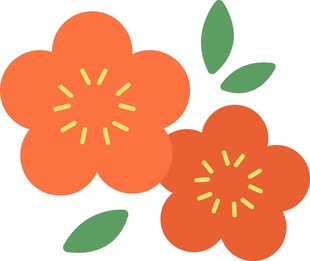 卡通趣味花