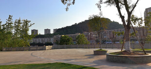 户外公园广场风景