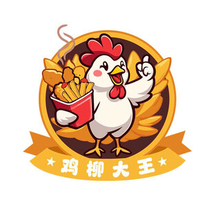 鸡柳标志  炸鸡标志  