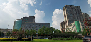 城市现代建筑群景观