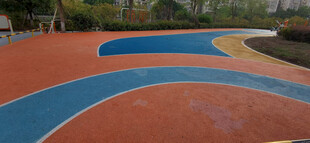 彩色塑胶篮球场地面