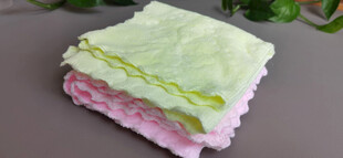 多彩叠放婴儿口水巾