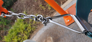 儿童座椅安全铁链