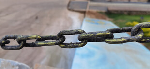 金属链条特写