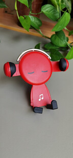 红色卡通支架摆件