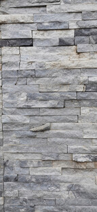 灰色石砌墙面纹理