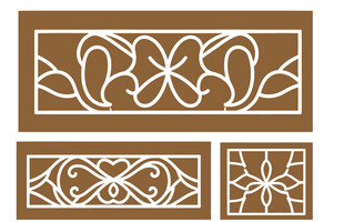 中式古典花纹装饰