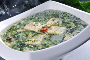 小白菜烩豆腐