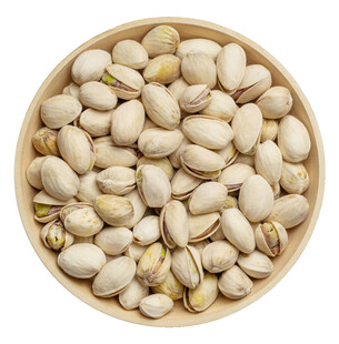 木盘里的开心果