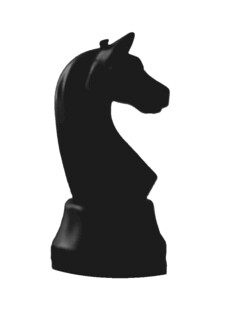 黑色骑士棋子
