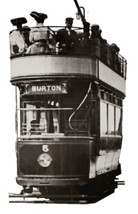 复古双层有轨电车