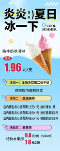冰淇淋海报