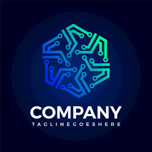 科技风公司标志设计