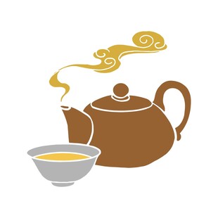 茶壶与茶杯的温馨茶景