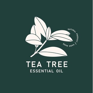 茶树精油标志设计
