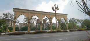 古典拱形建筑景观