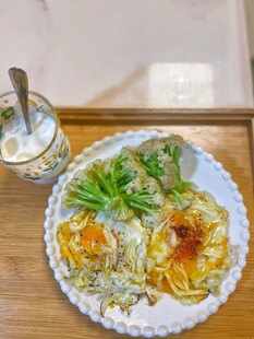 美味早餐摆盘