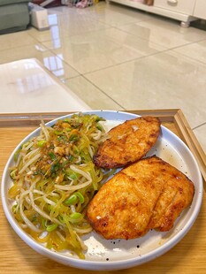 炸物与蔬菜