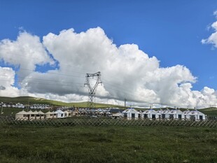 腾辉锡勒草原 蒙古包
