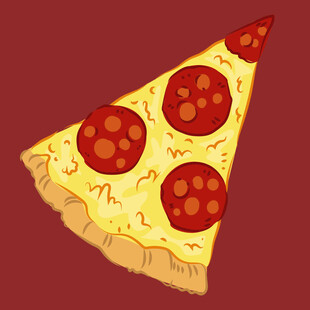 美味三角披萨片