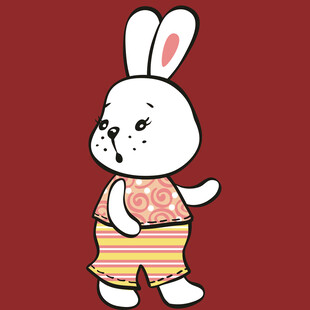 可爱卡通兔子形象